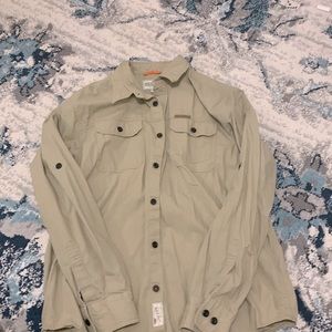 Field and Stream Tan Button-Down